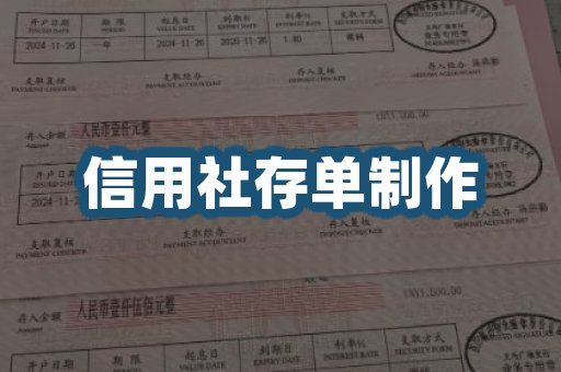 银行存单制作